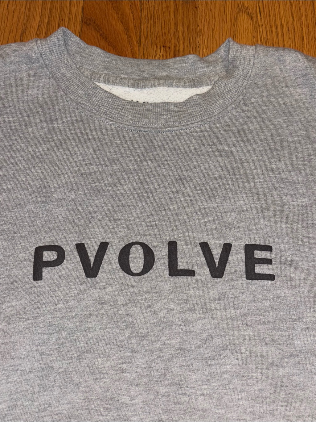 Pvolve Sweatshirt Crewneck Grey Size Medium — image 2 of 6